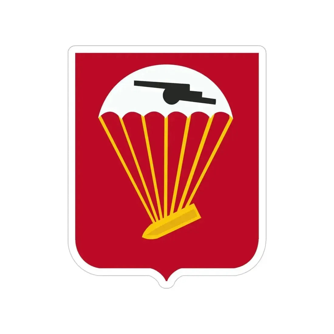456th Airborne Field Artillery Battalion v2 (U.S. Army) Transparent STICKER Die-Cut Vinyl Decal - The Sticker Space