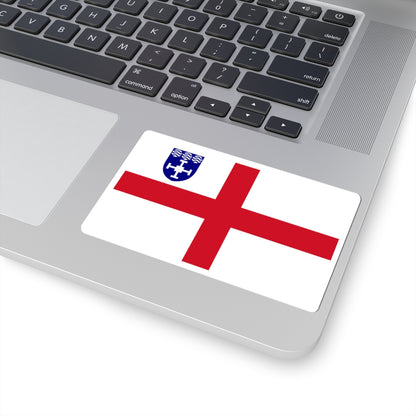 Flag of the Diocese of Derby (England) STICKER Vinyl Kiss-Cut Decal