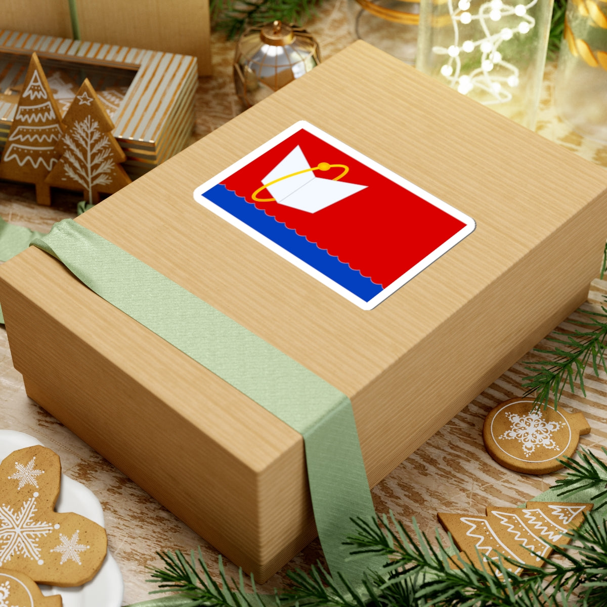 Flag of Fryazino Moscow oblast (Russia) STICKER Vinyl Kiss-Cut Decal