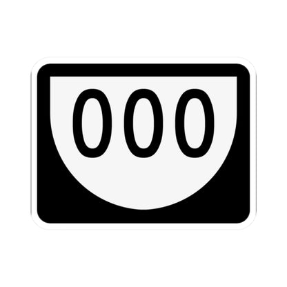PR urban primary 000 (Puerto Rico) (Road Sign) STICKER Vinyl Kiss-Cut Decal