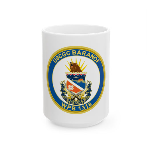Baranof WPB 1318 (U.S. Coast Guard) White Coffee Mug-15oz-The Sticker Space