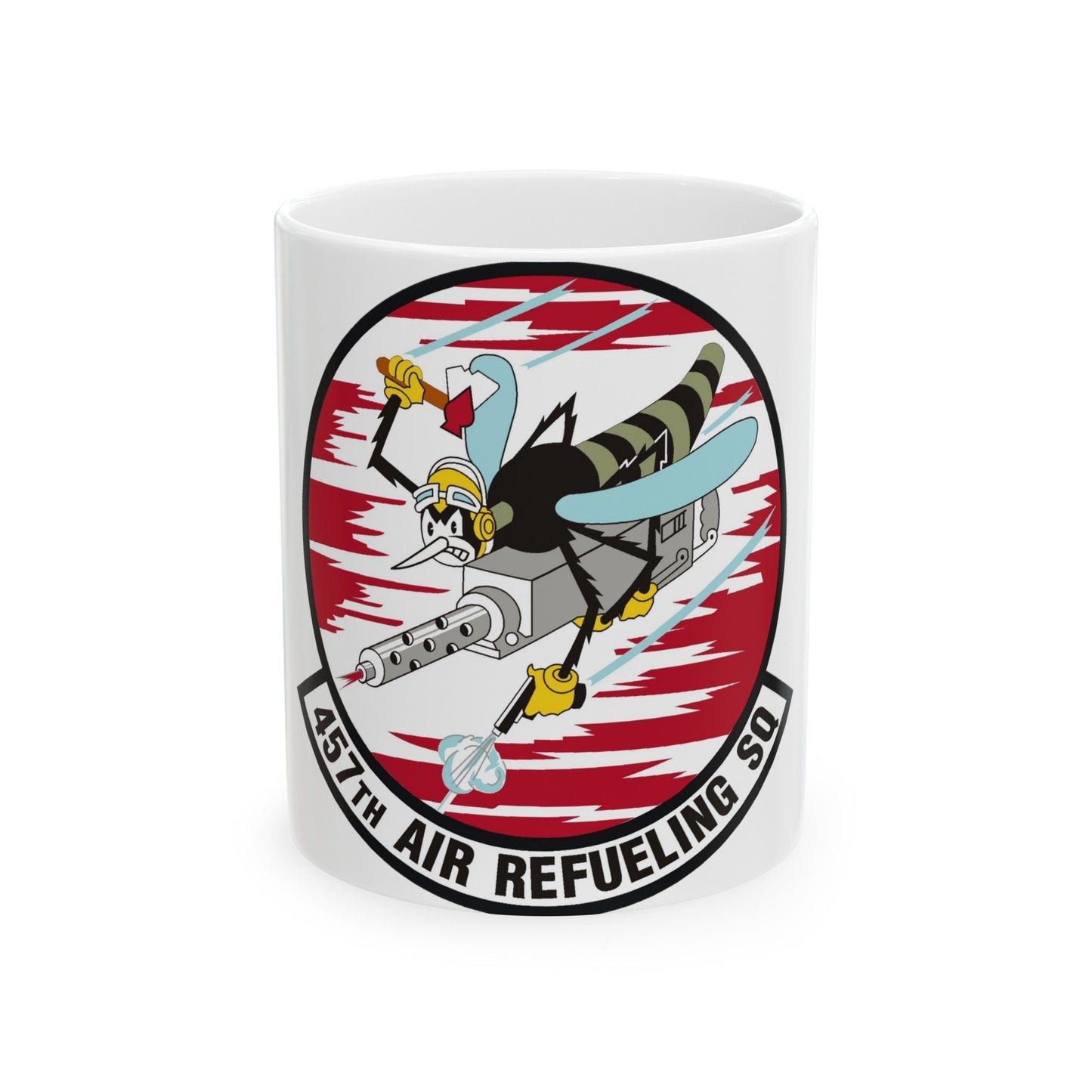 457th Air Refueling Squadron (U.S. Air Force) White Coffee Mug-11oz-The Sticker Space