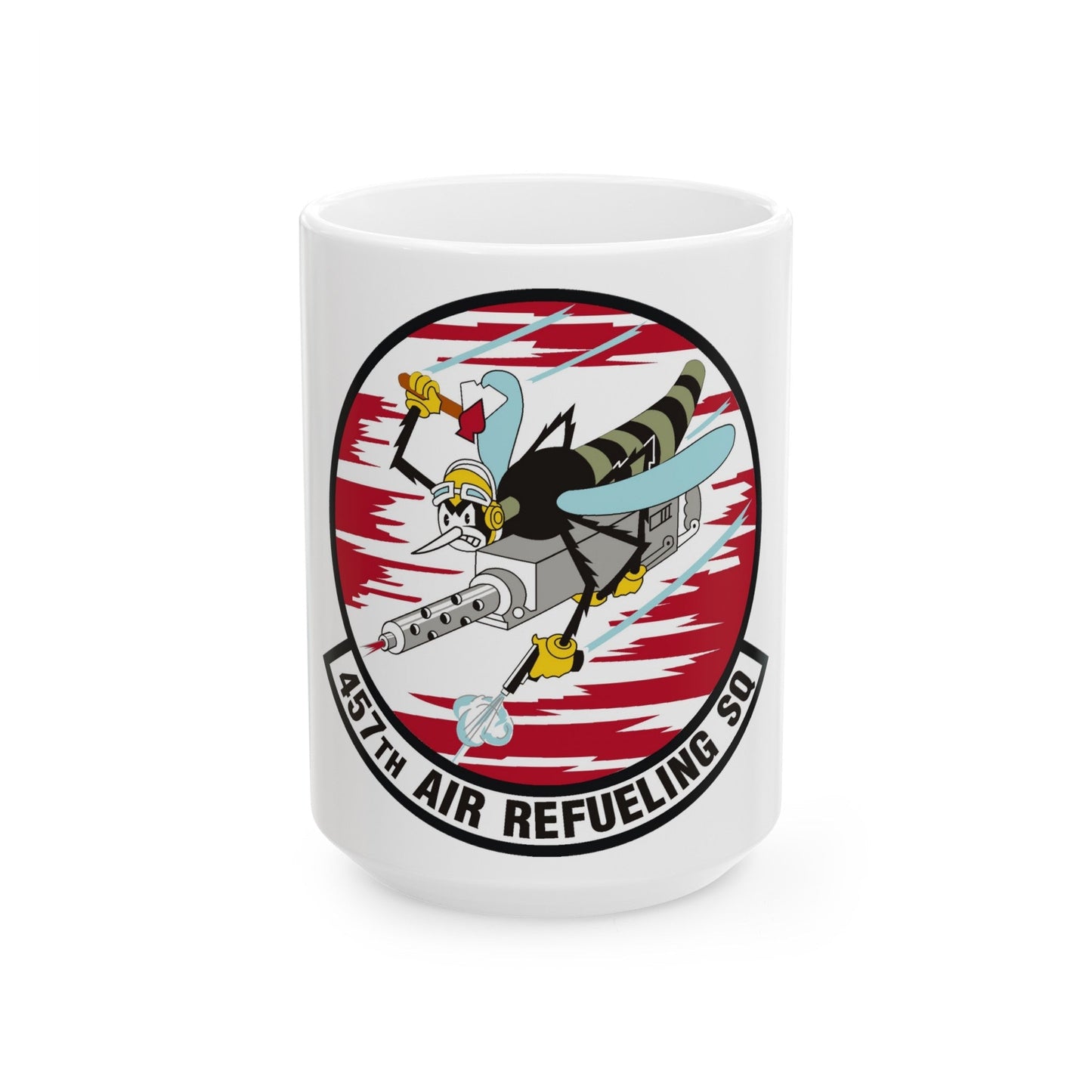 457th Air Refueling Squadron (U.S. Air Force) White Coffee Mug-15oz-The Sticker Space