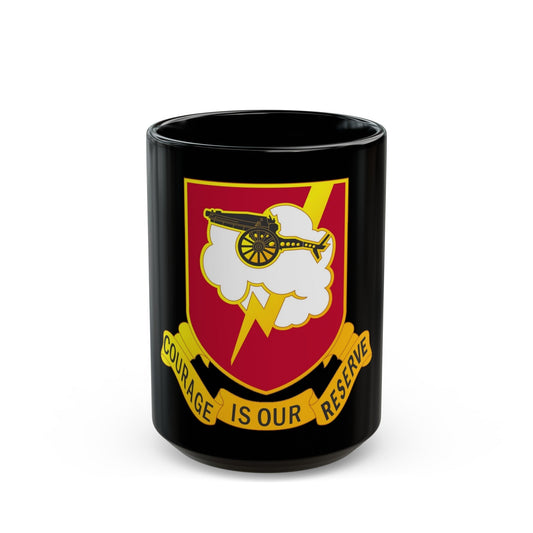 457th Airborne Field Artillery Battalion (U.S. Army) Black Coffee Mug-15oz-The Sticker Space