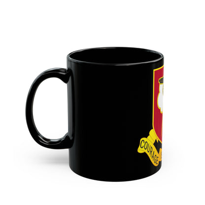 457th Airborne Field Artillery Battalion (U.S. Army) Black Coffee Mug-The Sticker Space