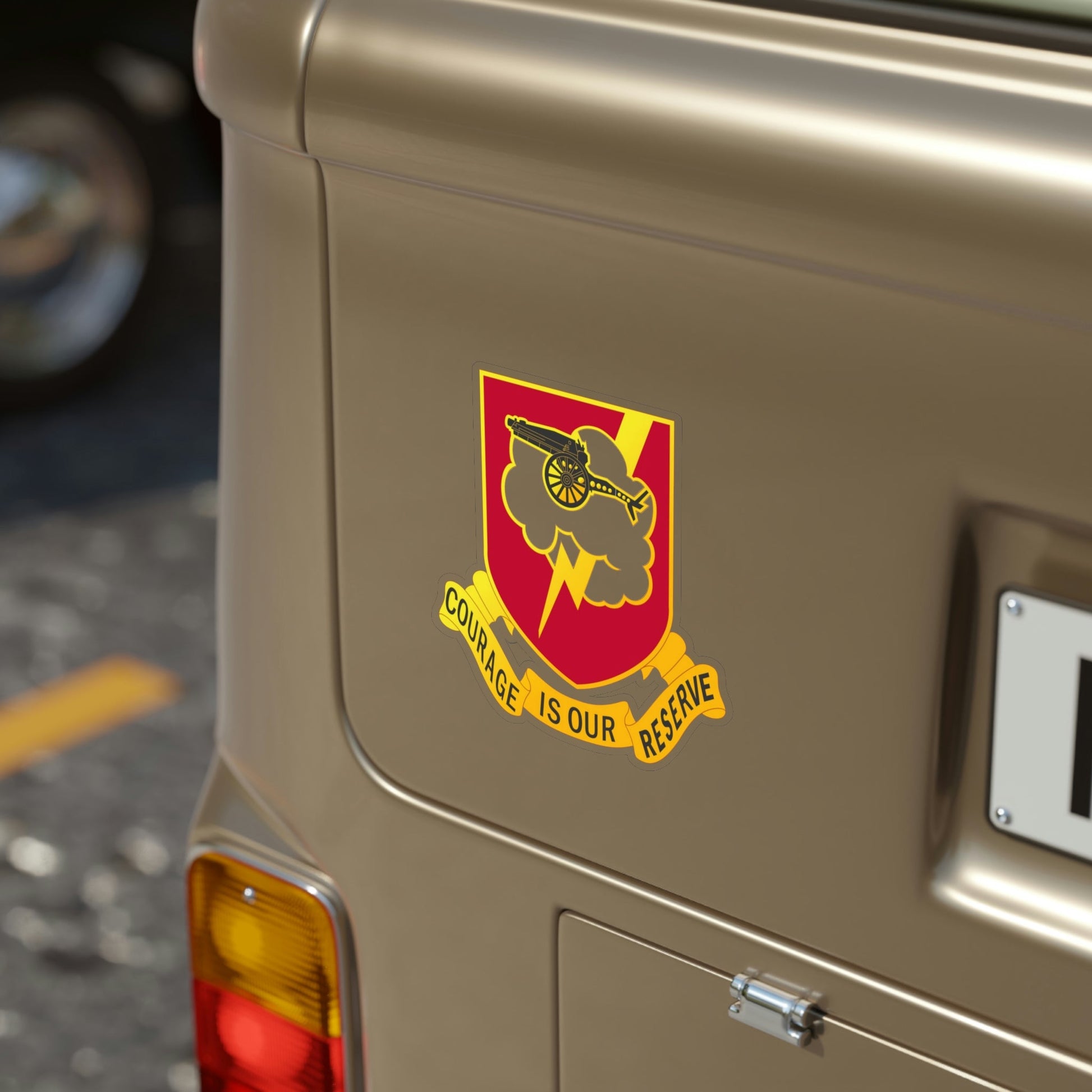 457th Airborne Field Artillery Battalion (U.S. Army) Transparent STICKER Die-Cut Vinyl Decal-The Sticker Space