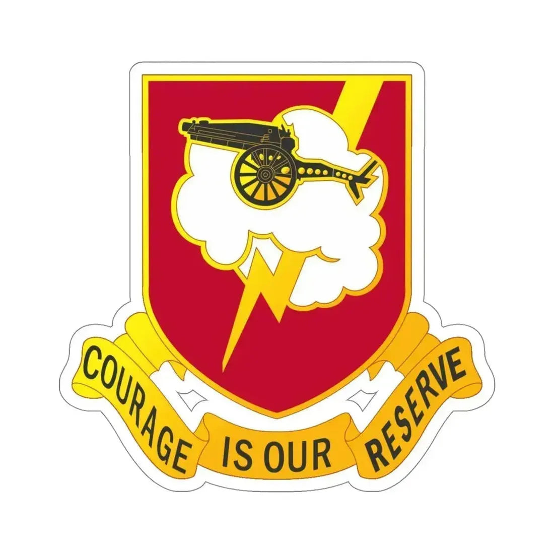 457th Airborne Field Artillery Battalion (U.S. Army) STICKER Vinyl Die-Cut Decal 5 Inch - The Sticker Space