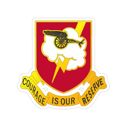 457th Airborne Field Artillery Battalion (U.S. Army) Transparent STICKER Die-Cut Vinyl Decal 4 Inch - The Sticker Space