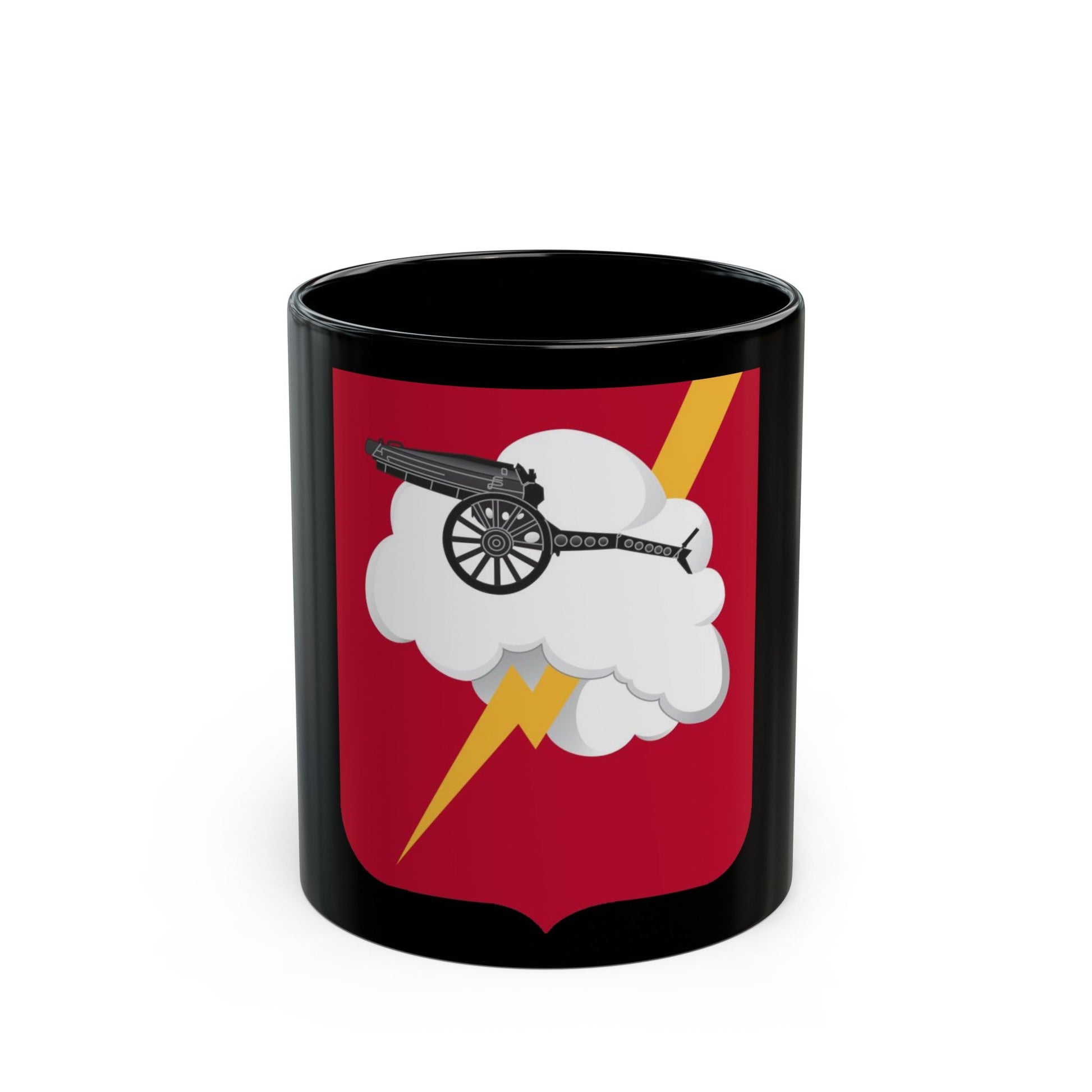 457th Airborne Field Artillery Battalion v2 (U.S. Army) Black Coffee Mug-11oz-The Sticker Space