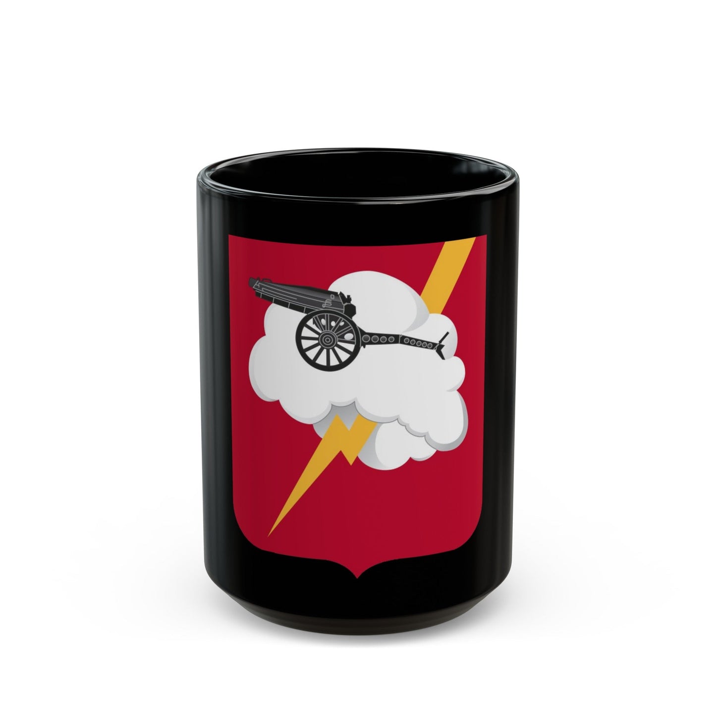 457th Airborne Field Artillery Battalion v2 (U.S. Army) Black Coffee Mug-15oz-The Sticker Space