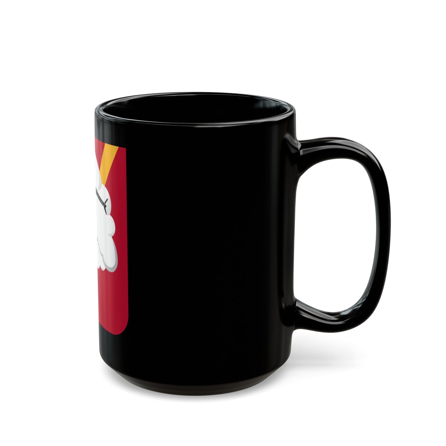 457th Airborne Field Artillery Battalion v2 (U.S. Army) Black Coffee Mug-The Sticker Space