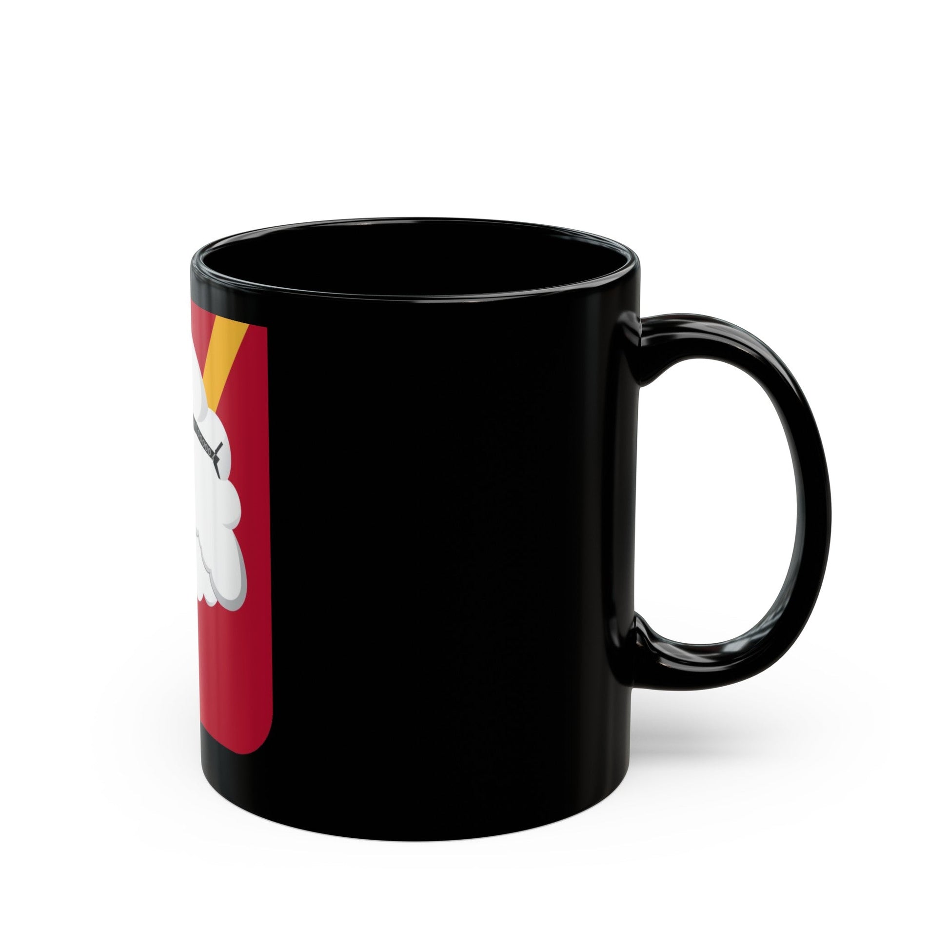 457th Airborne Field Artillery Battalion v2 (U.S. Army) Black Coffee Mug-The Sticker Space