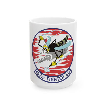 457th Fighter Squadron (U.S. Air Force) White Coffee Mug-15oz-The Sticker Space