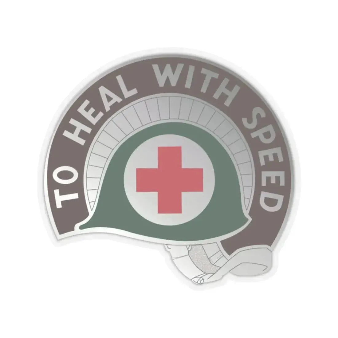 458 Surgical Hospital (U.S. Army) STICKER Vinyl Kiss-Cut Decal 2 Inch Transparent - The Sticker Space