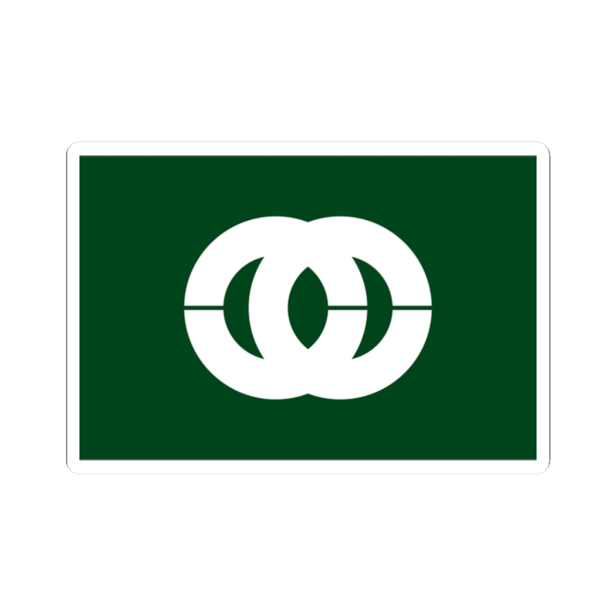 Flag of Mobara Chiba (Japan) STICKER Vinyl Kiss-Cut Decal