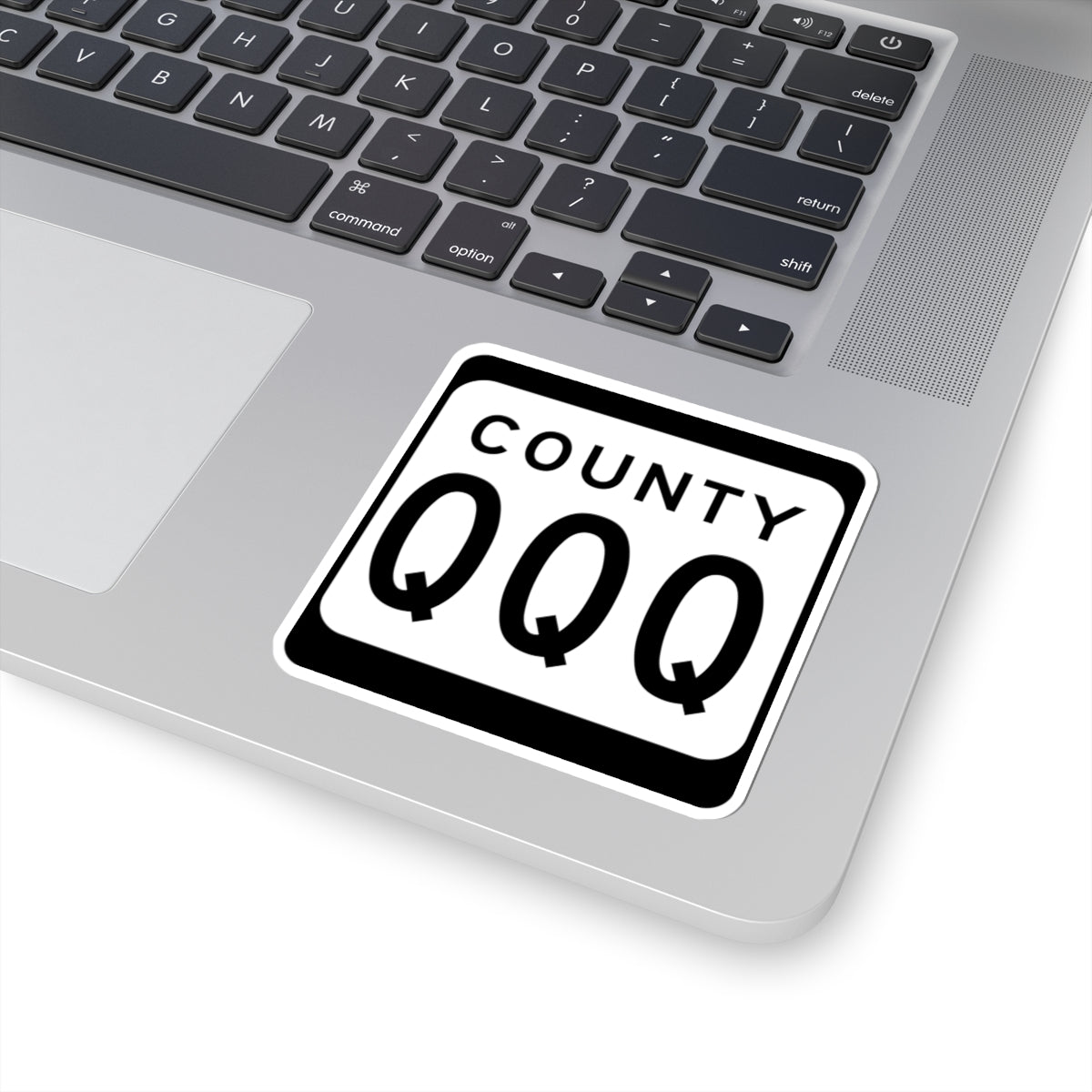 WIS County QQQ (Wisconsin) (Road Sign) STICKER Vinyl Kiss-Cut Decal