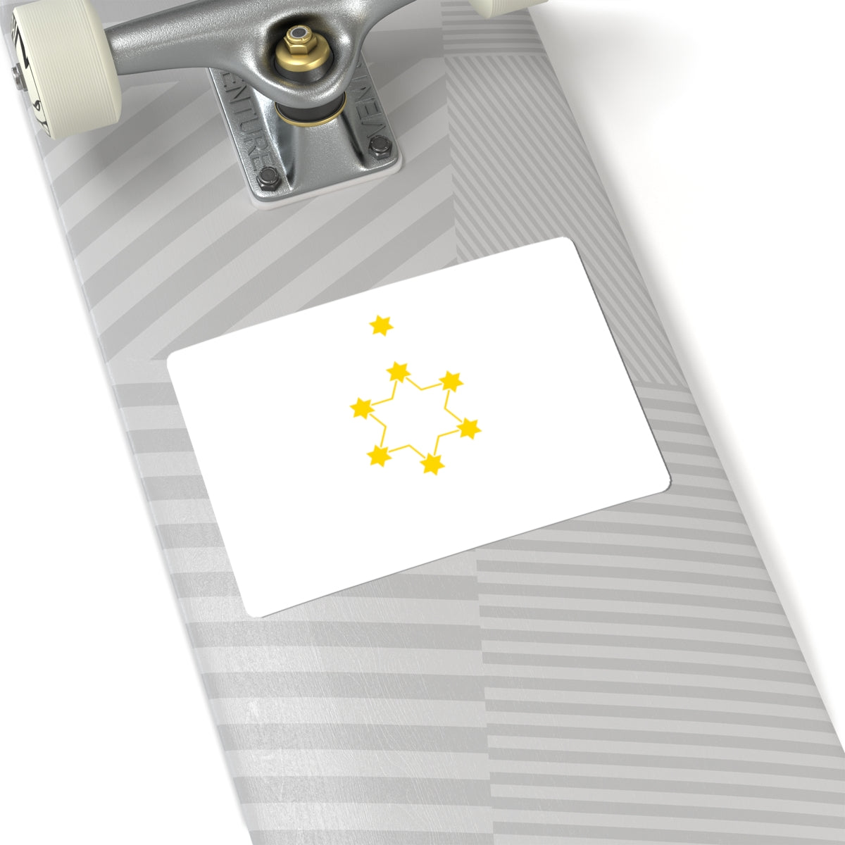 Herzl flag (Israel) STICKER Vinyl Kiss-Cut Decal