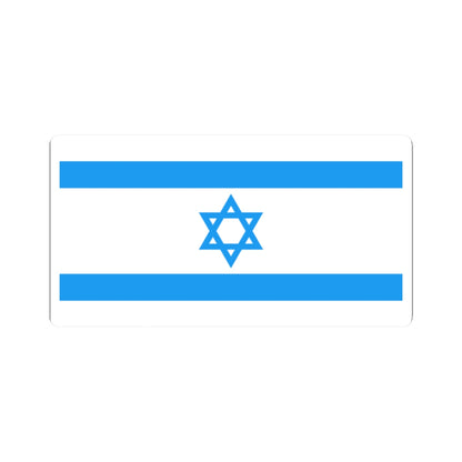 Flag of Israel Light Blue 1-2 (Israel) STICKER Vinyl Kiss-Cut Decal