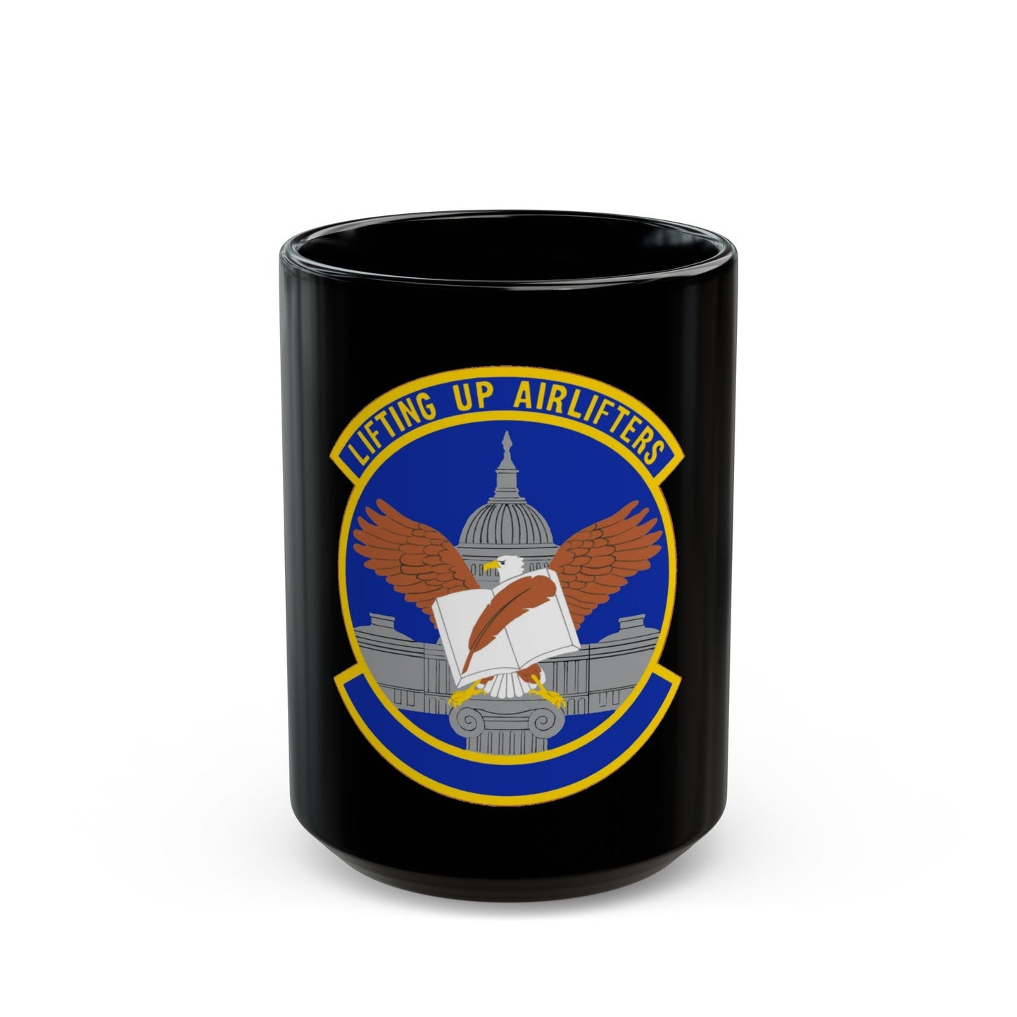 459 Force Support Squadron AFRC (U.S. Air Force) Black Coffee Mug-15oz-The Sticker Space