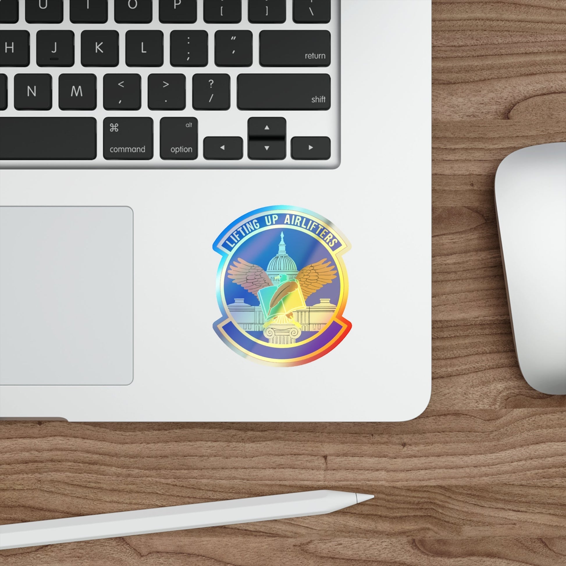 459 Force Support Squadron AFRC (U.S. Air Force) Holographic STICKER Die-Cut Vinyl Decal-The Sticker Space