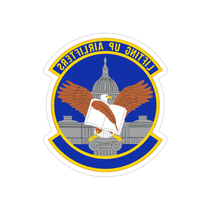 459 Force Support Squadron AFRC (U.S. Air Force) REVERSE PRINT Transparent STICKER-4" × 4"-The Sticker Space