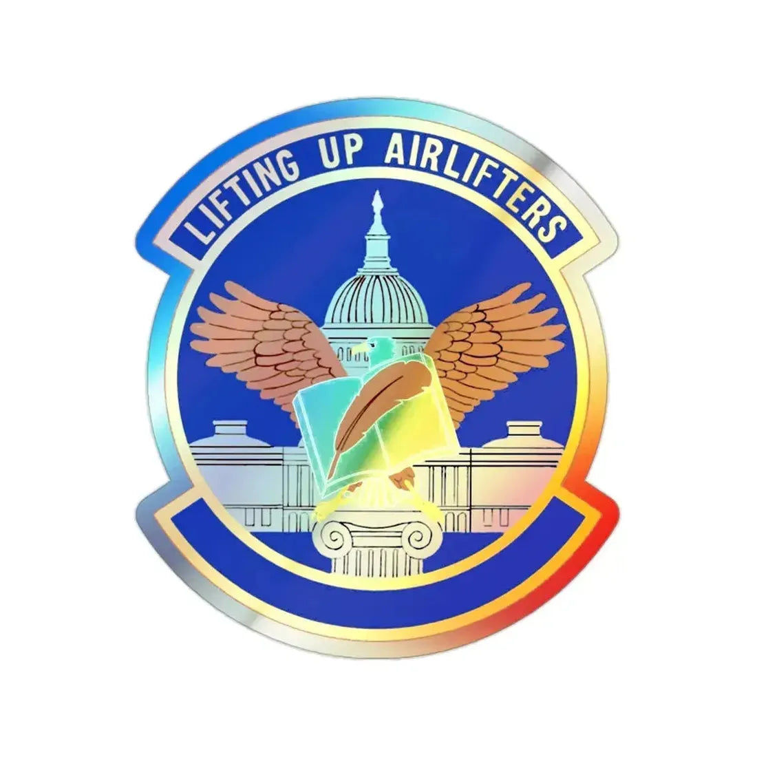 459 Force Support Squadron AFRC (U.S. Air Force) Holographic STICKER Die-Cut Vinyl Decal - The Sticker Space