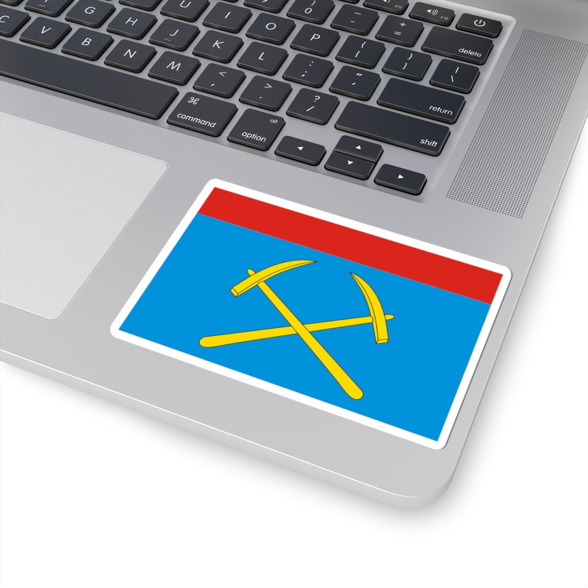 Flag of Podolsk Moscow oblast (Russia) STICKER Vinyl Kiss-Cut Decal