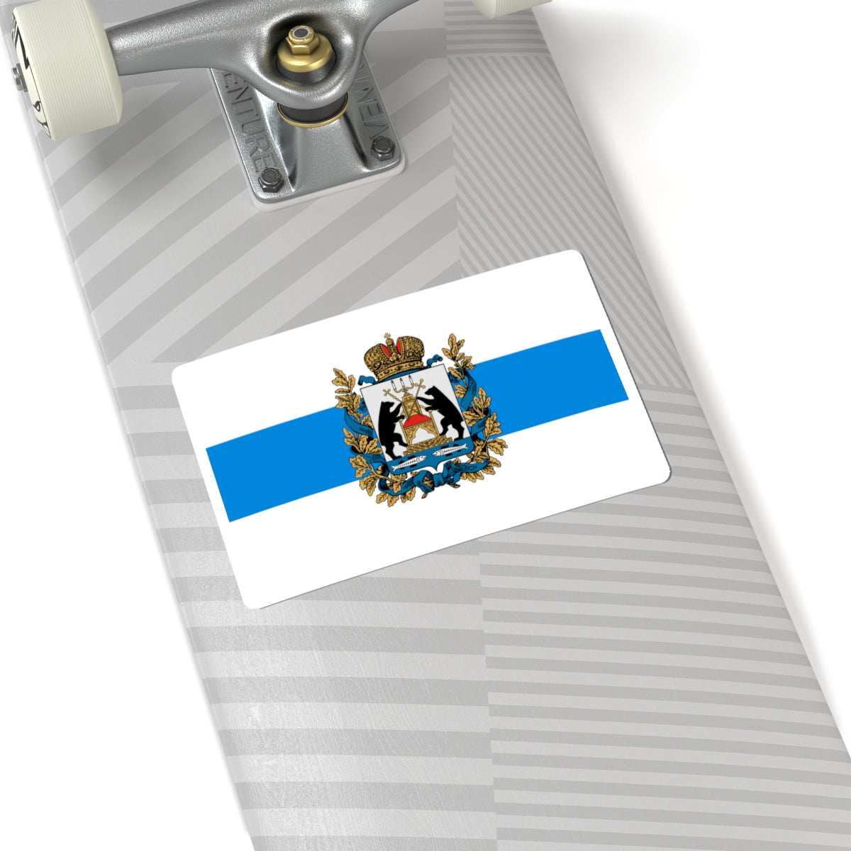 Unofficial flag of Novgorod Oblast until 2007 (Russia) STICKER Vinyl Kiss-Cut Decal