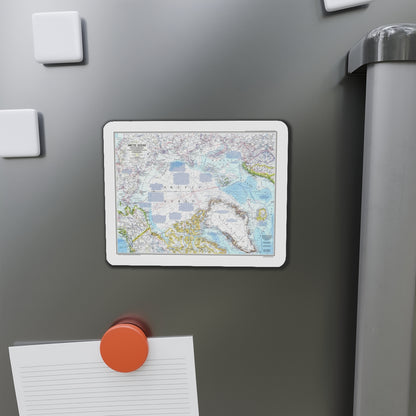 Arctic Ocean (1983) (Map) Refrigerator Magnet-The Sticker Space