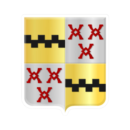 Albrandswaard heerlijkheidswapen (Netherlands) (Coat of Arms) STICKER Vinyl Kiss-Cut Decal
