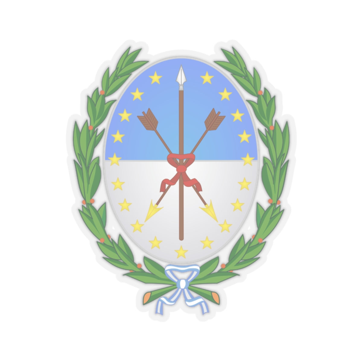 Coat of Arms Santa Fe Argentina - STICKER Vinyl Kiss-Cut Decal