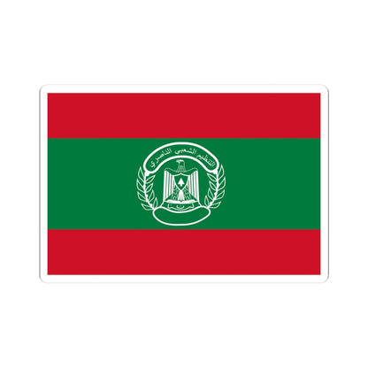 Flag of the Popular Nasserist Organization (Lebanon) STICKER Vinyl Kiss-Cut Decal