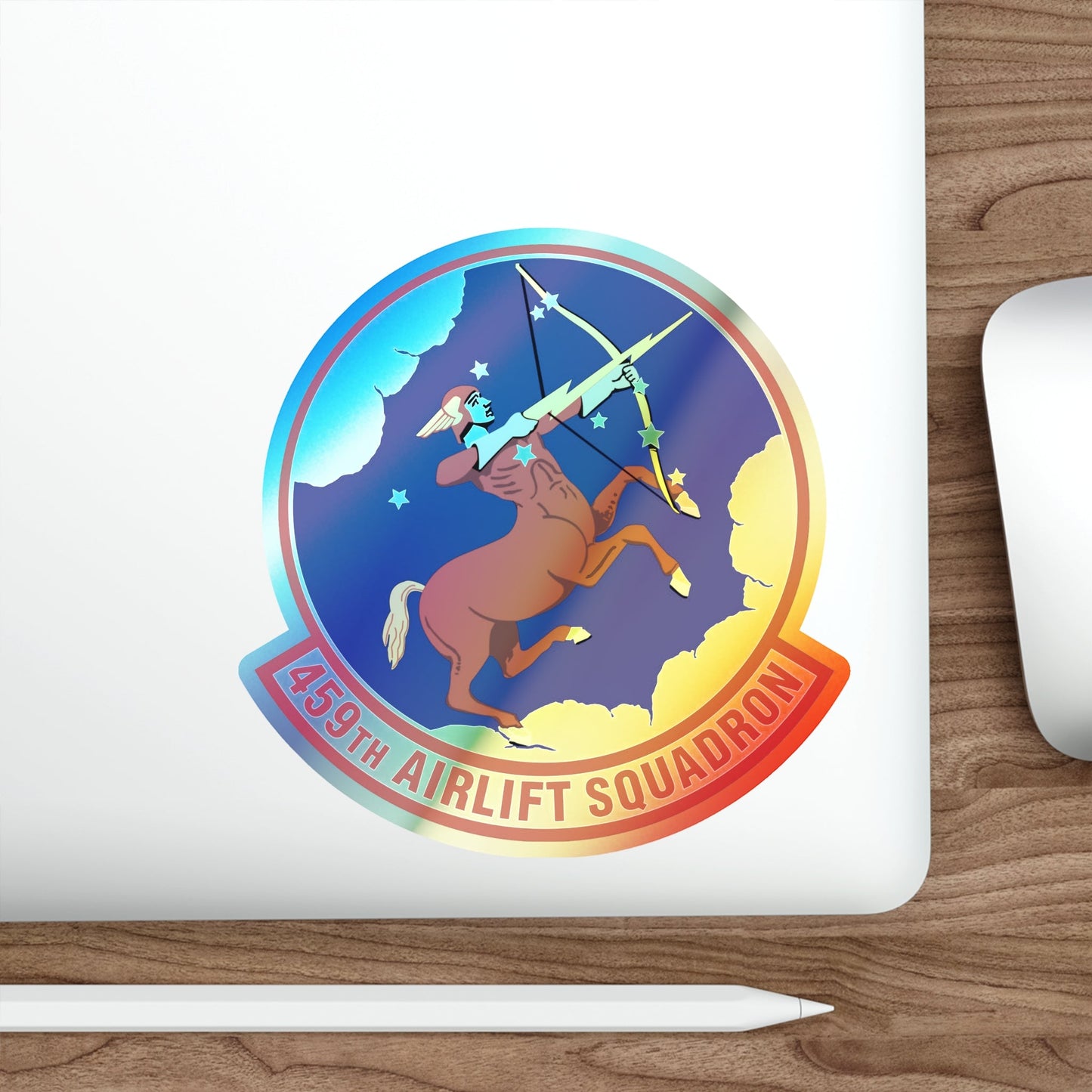 459th Airlift Squadron (U.S. Air Force) Holographic STICKER Die-Cut Vinyl Decal-The Sticker Space