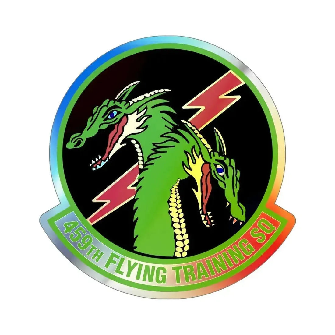 459th Flying Training Squadron (U.S. Air Force) Holographic STICKER Die-Cut Vinyl Decal 6 Inch Holographic - The Sticker Space