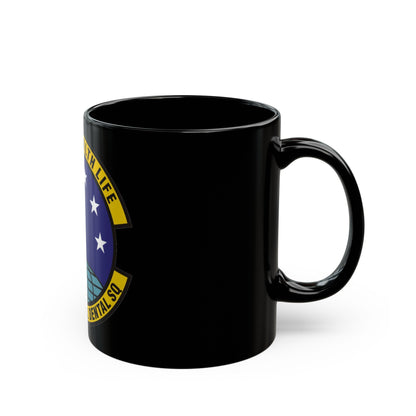 45th Aeromedical Dental Squadron (U.S. Air Force) Black Coffee Mug-The Sticker Space