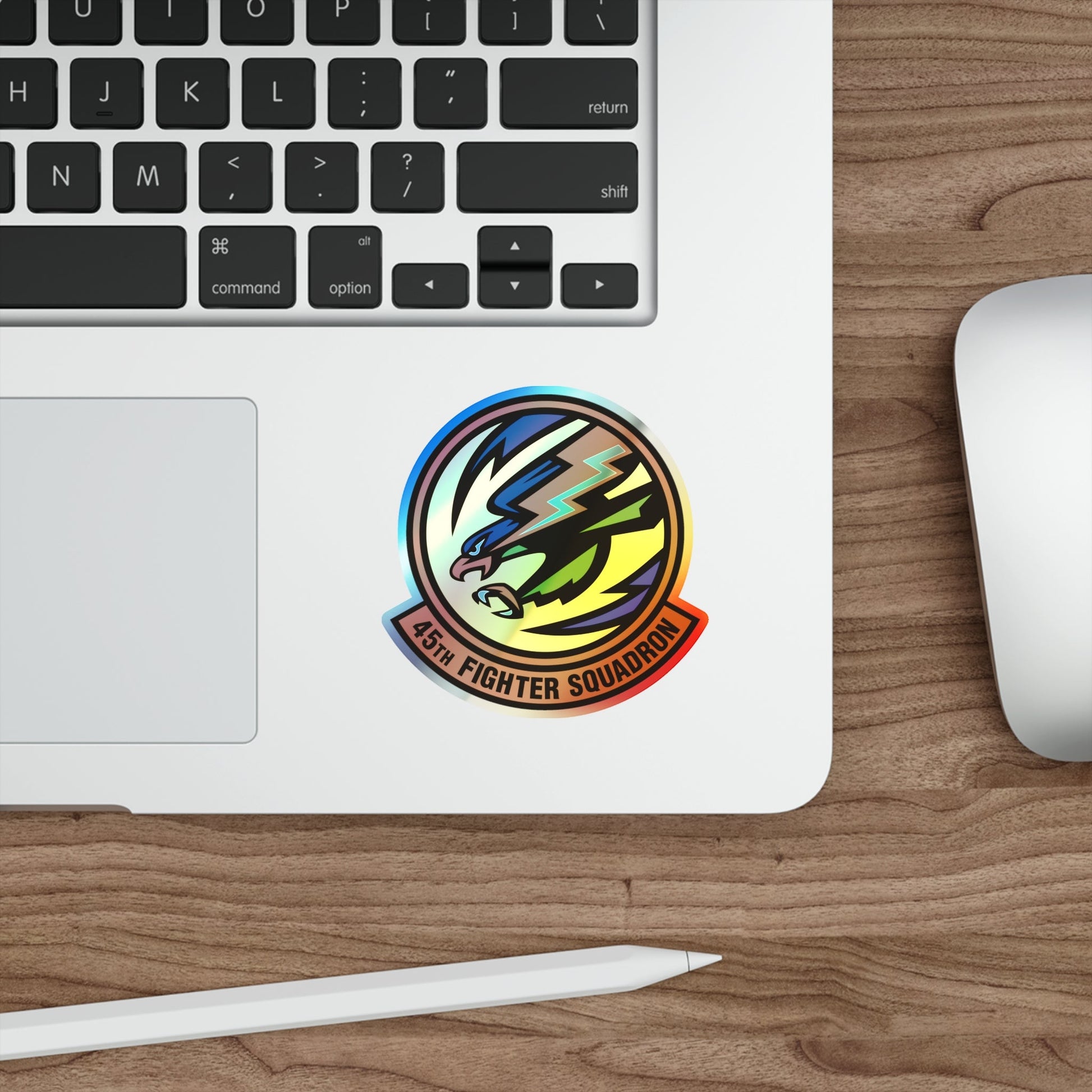 45th Fighter Squadron (U.S. Air Force) Holographic STICKER Die-Cut Vinyl Decal-The Sticker Space