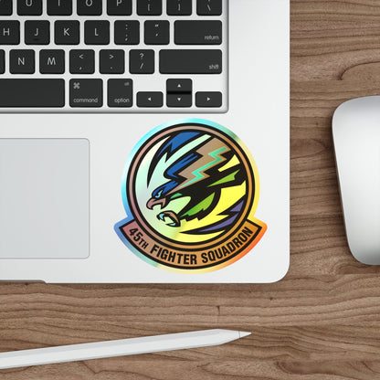 45th Fighter Squadron (U.S. Air Force) Holographic STICKER Die-Cut Vinyl Decal-The Sticker Space