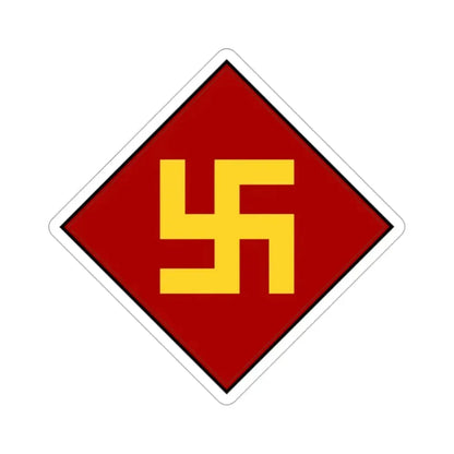 45th Infantry Division 1924-1939 Pre-1930's Swastika (U.S. Army) STICKER Vinyl Die-Cut Decal 2 Inch - The Sticker Space