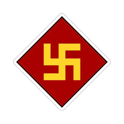 45th Infantry Division 1924-1939 Pre-1930's Swastika (U.S. Army) STICKER Vinyl Die-Cut Decal 3 Inch - The Sticker Space