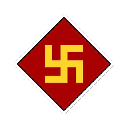 45th Infantry Division 1924-1939 Pre-1930's Swastika (U.S. Army) STICKER Vinyl Die-Cut Decal 5 Inch - The Sticker Space