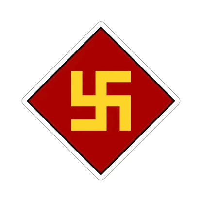 45th Infantry Division 1924-1939 Pre-1930's Swastika (U.S. Army) STICKER Vinyl Die-Cut Decal 6 Inch - The Sticker Space