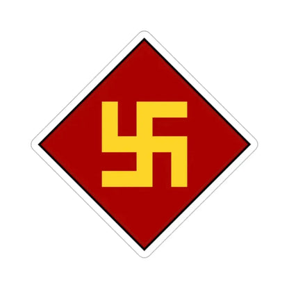 45th Infantry Division 1924-1939 Pre-1930's Swastika (U.S. Army) STICKER Vinyl Die-Cut Decal - The Sticker Space