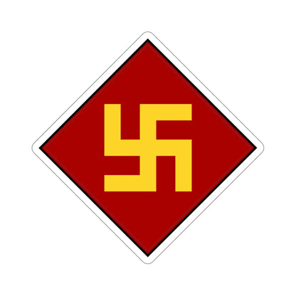 45th Infantry Division 1924-1939 Pre-1930's Swastika (U.S. Army) STICKER Vinyl Die-Cut Decal-5 Inch-The Sticker Space