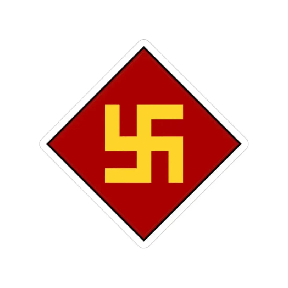 45th Infantry Division 1924-1939 (U.S. Army) Transparent STICKER Die-Cut Vinyl Decal 2 Inch - The Sticker Space