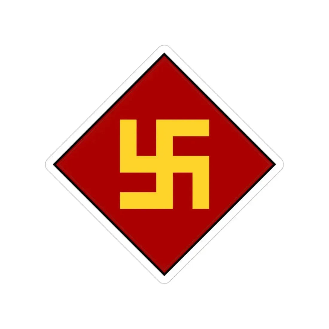 45th Infantry Division 1924-1939 (U.S. Army) Transparent STICKER Die-Cut Vinyl Decal 3 Inch - The Sticker Space