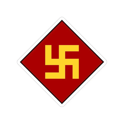 45th Infantry Division 1924-1939 (U.S. Army) Transparent STICKER Die-Cut Vinyl Decal 4 Inch - The Sticker Space