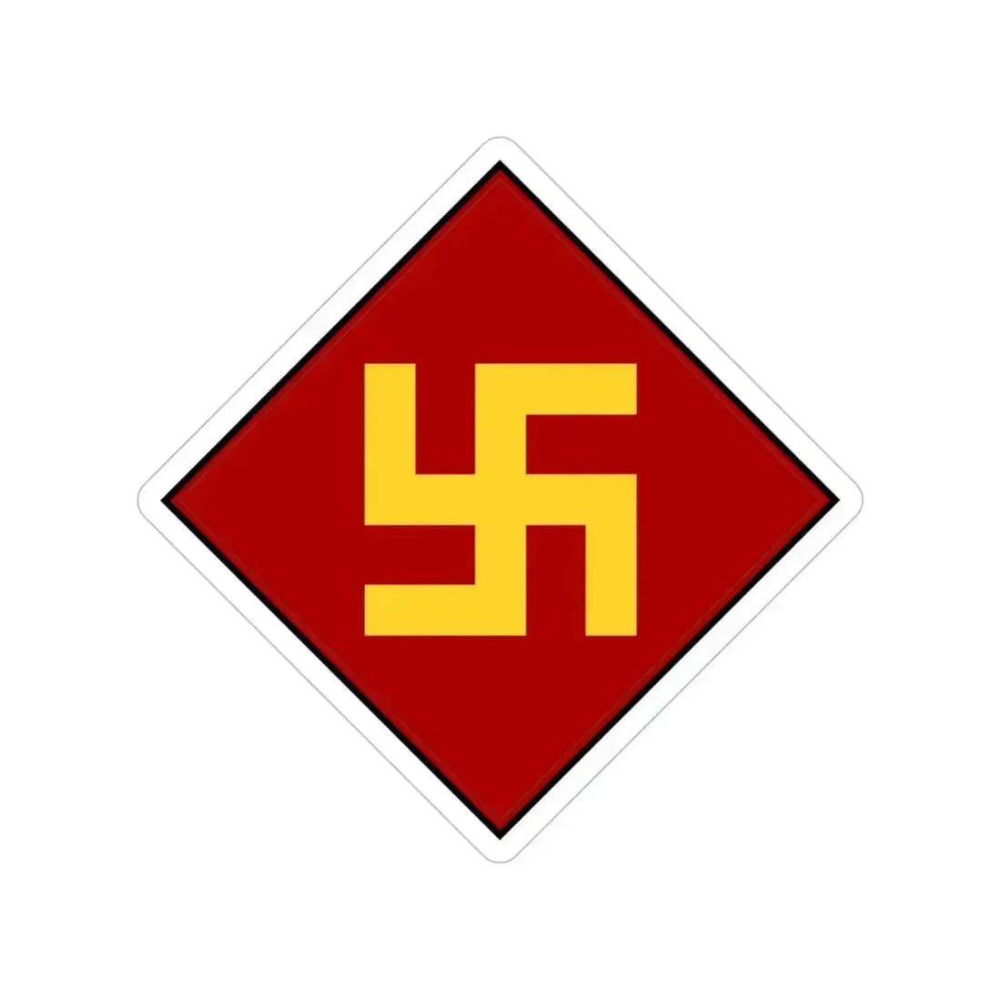45th Infantry Division 1924-1939 (U.S. Army) Transparent STICKER Die-Cut Vinyl Decal 5 Inch - The Sticker Space