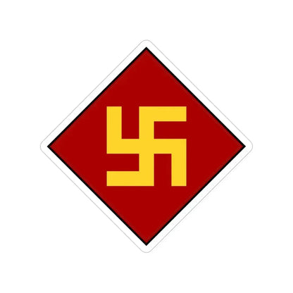 45th Infantry Division 1924-1939 (U.S. Army) Transparent STICKER Die-Cut Vinyl Decal 5 Inch - The Sticker Space