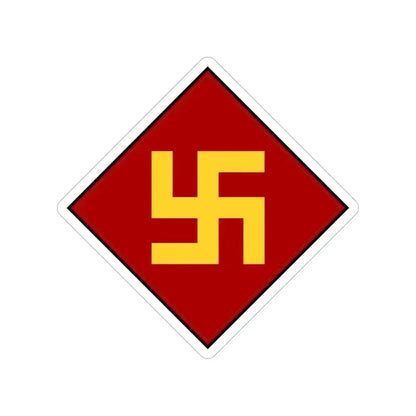 45th Infantry Division 1924-1939 (U.S. Army) Transparent STICKER Die-Cut Vinyl Decal 6 Inch - The Sticker Space