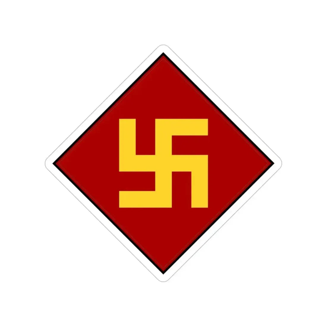 45th Infantry Division 1924-1939 (U.S. Army) Transparent STICKER Die-Cut Vinyl Decal - The Sticker Space